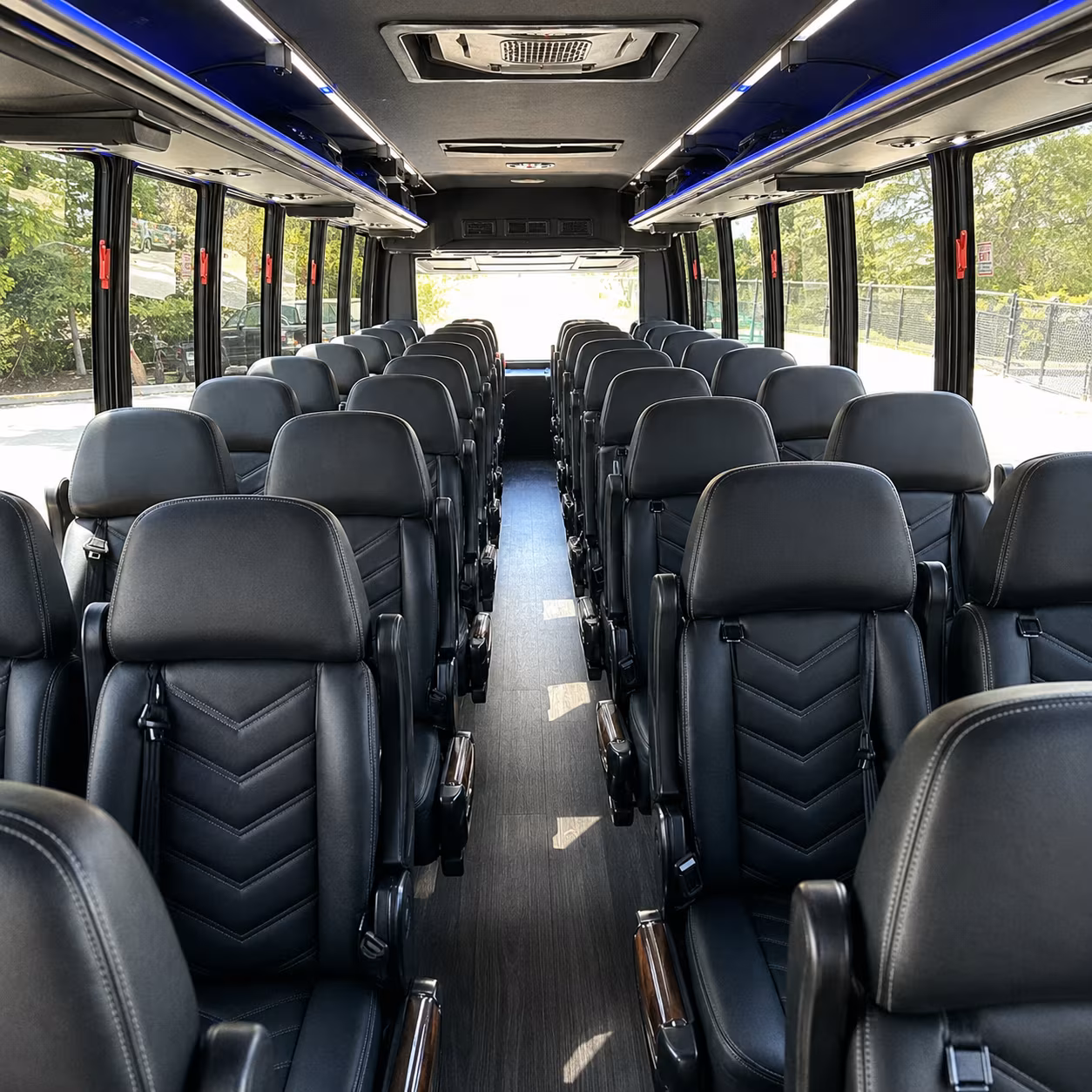 Chandler Airport Shuttle & Transportation party bus interior