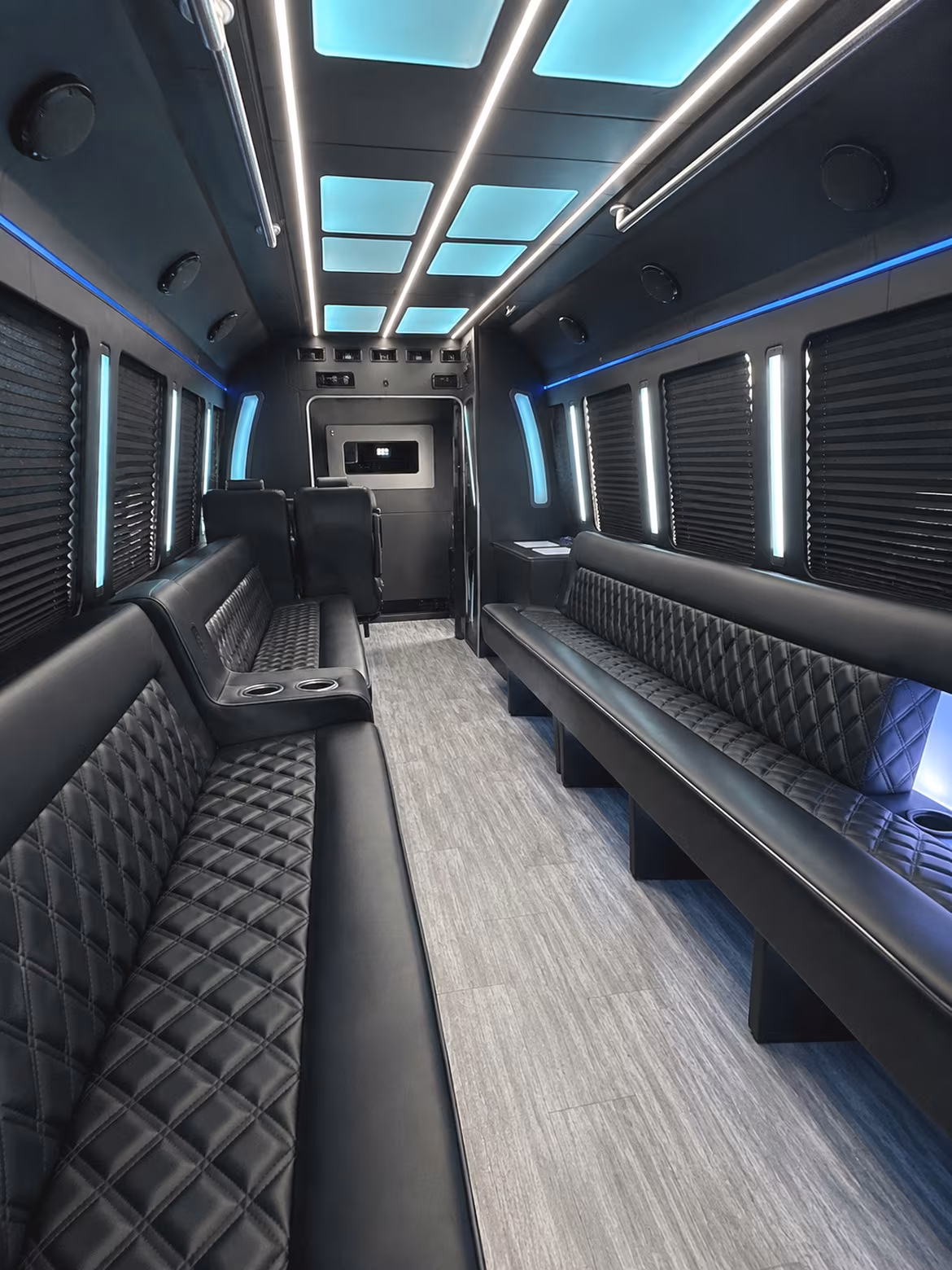 Chandler Bachelor & Bachelorette Transportation party bus interior