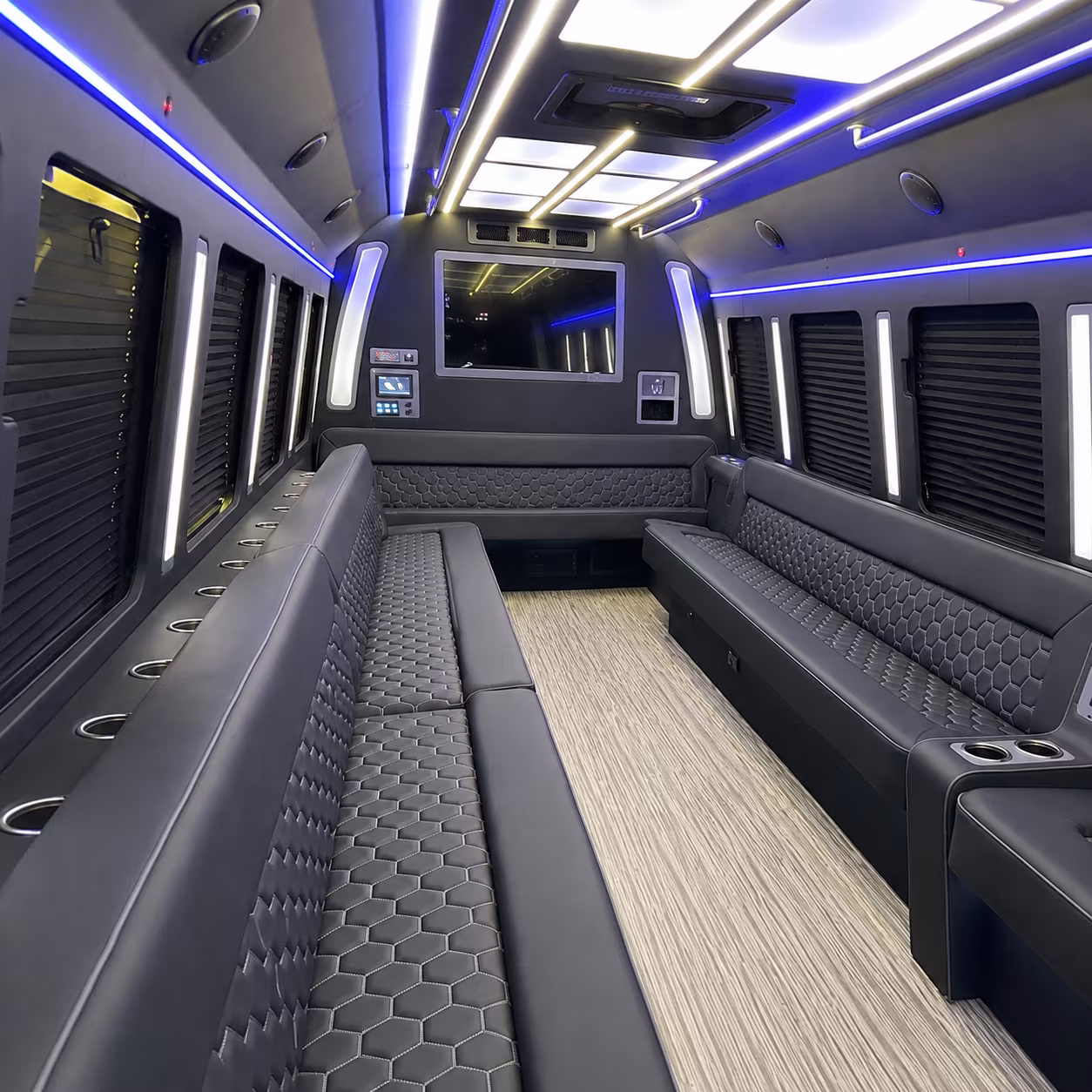 Chandler Birthday, Sweet 16, & Quinceañera Transportation party bus exterior