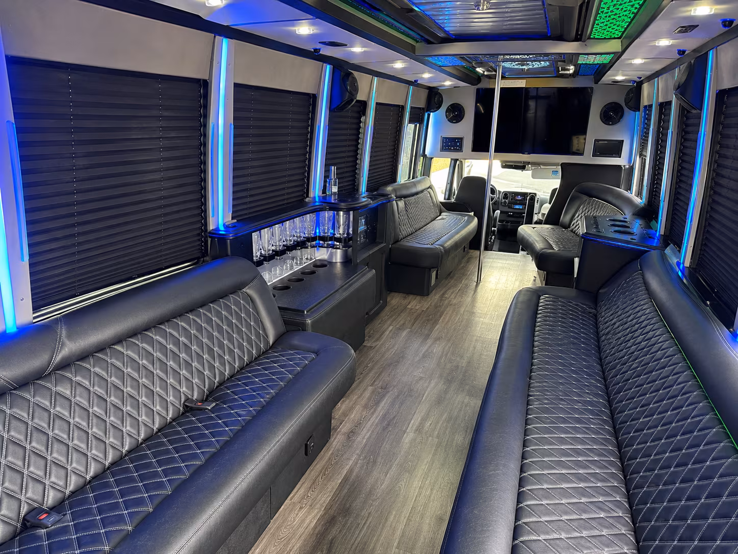 Chandler Birthday, Sweet 16, & Quinceañera Transportation party bus exterior