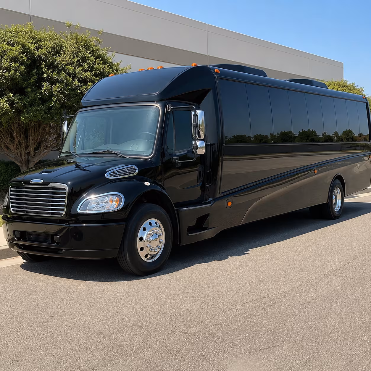 Chandler Corporate Transportation party bus exterior