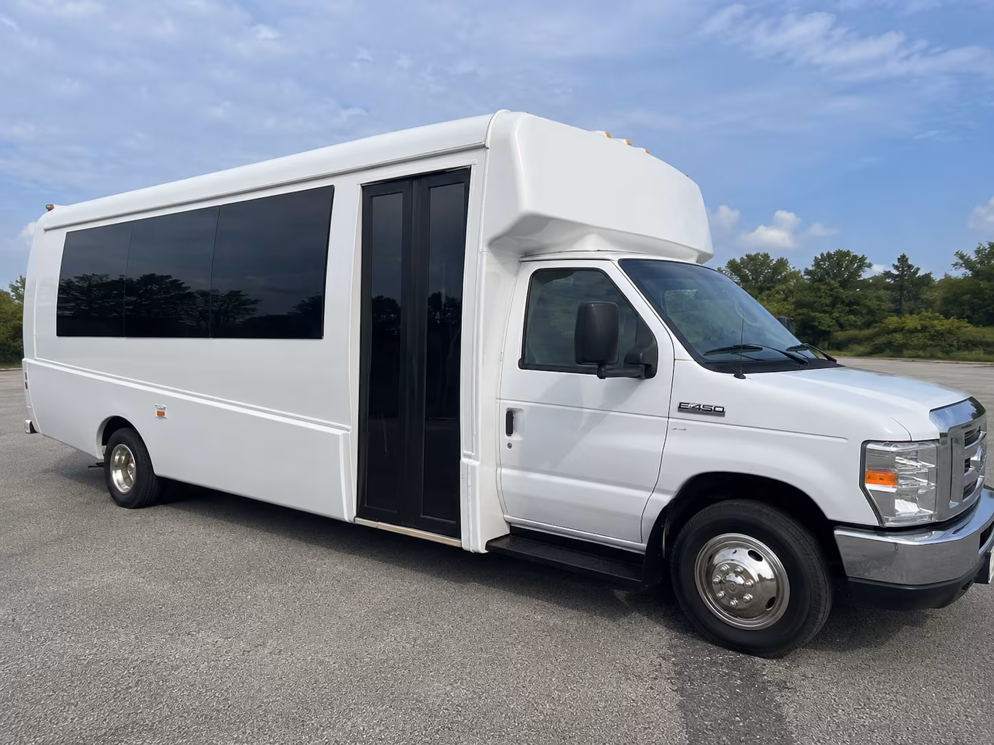 Chandler Private Event Transportation party bus exterior