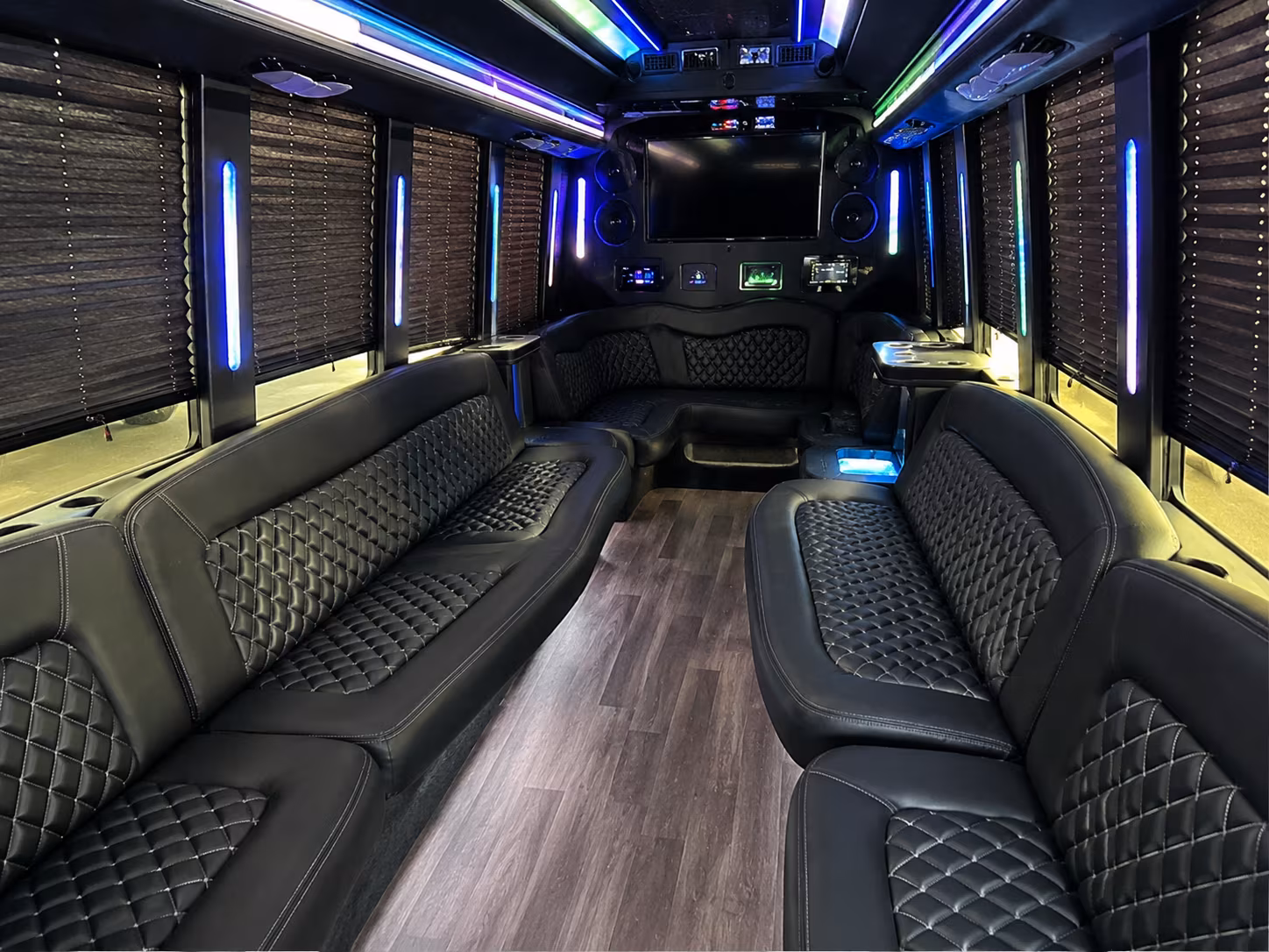 Chandler Private Event Transportation party bus exterior