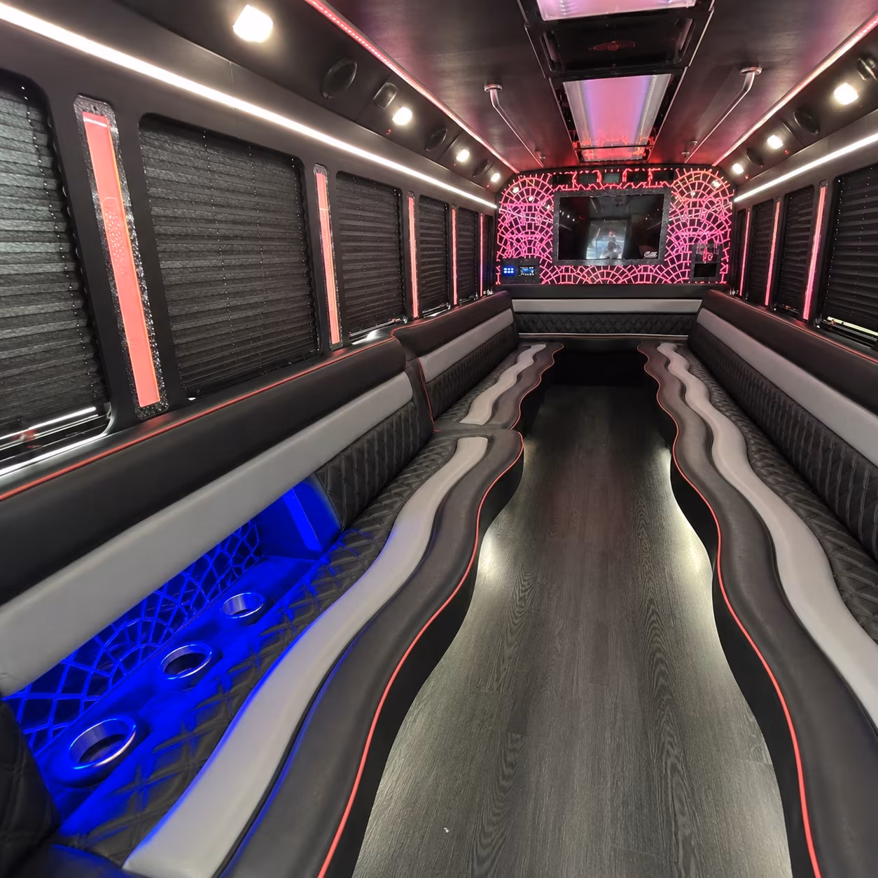 Chandler Private Event Transportation party bus exterior