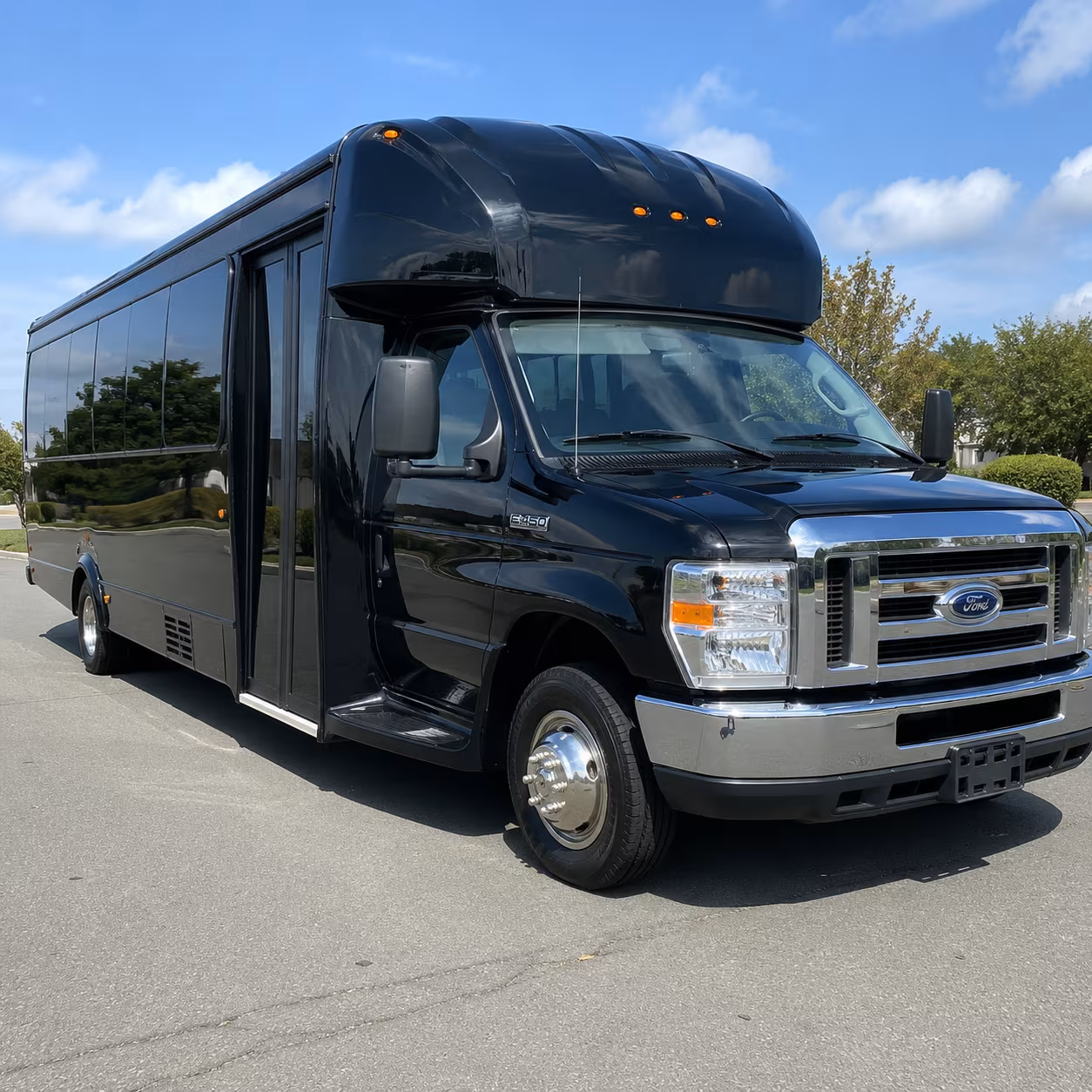 Chandler Prom & Homecoming Transportation party bus exterior