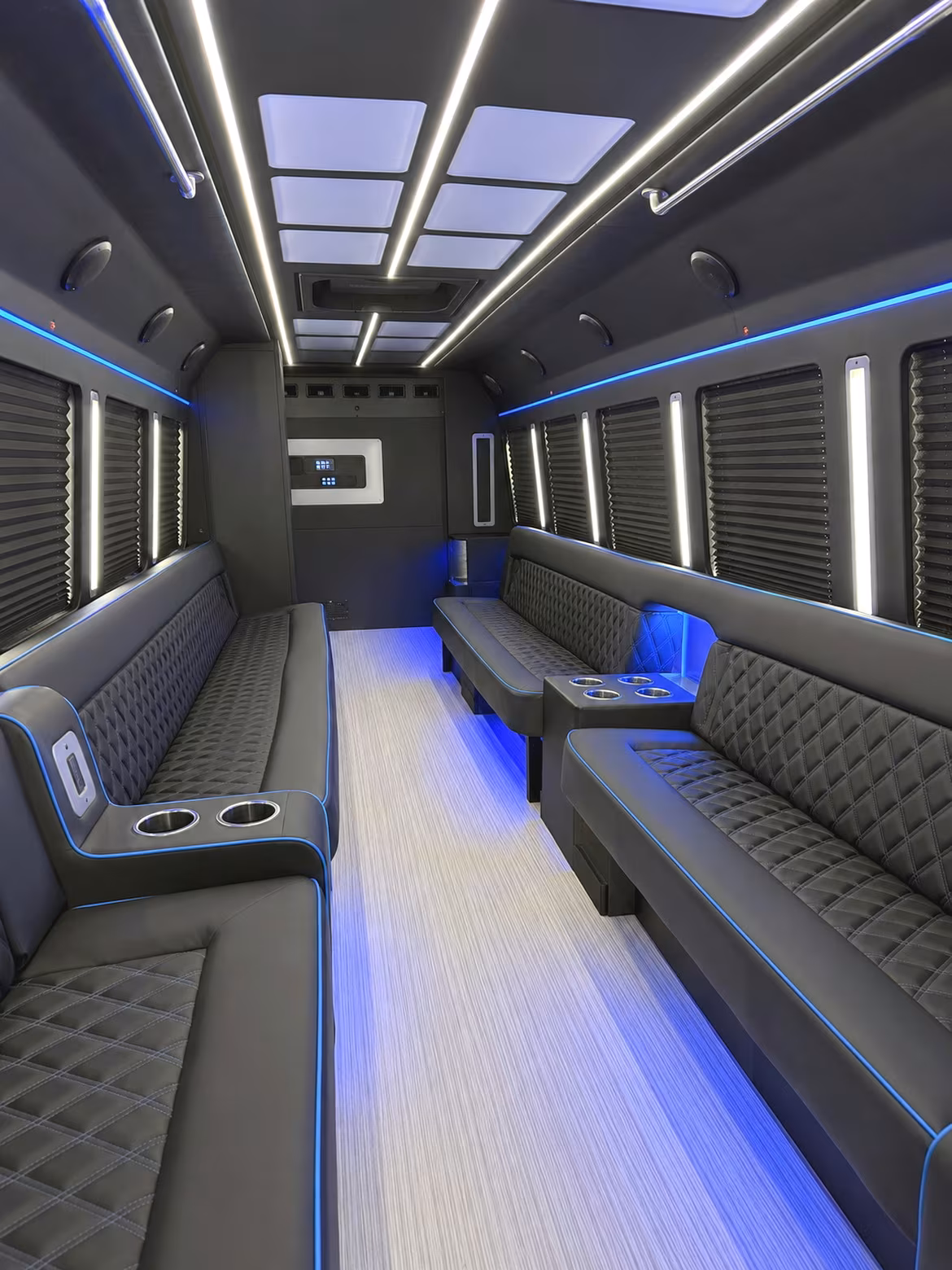 Chandler Prom & Homecoming Transportation party bus interior