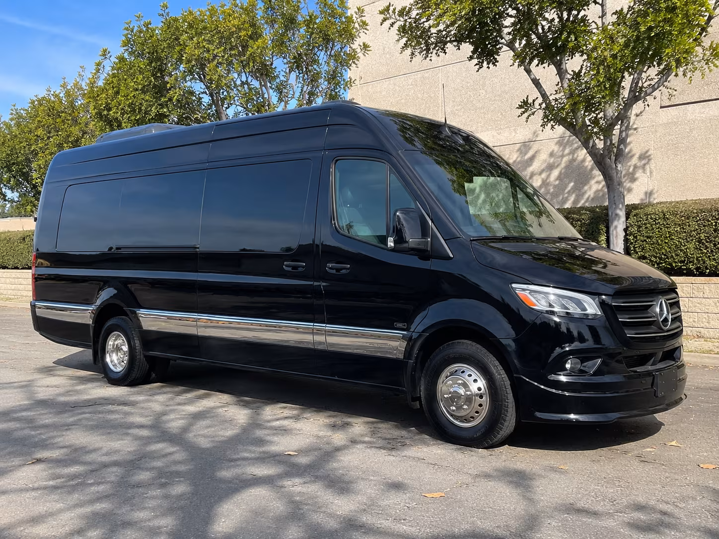 Chandler School Event Transportation party bus exterior