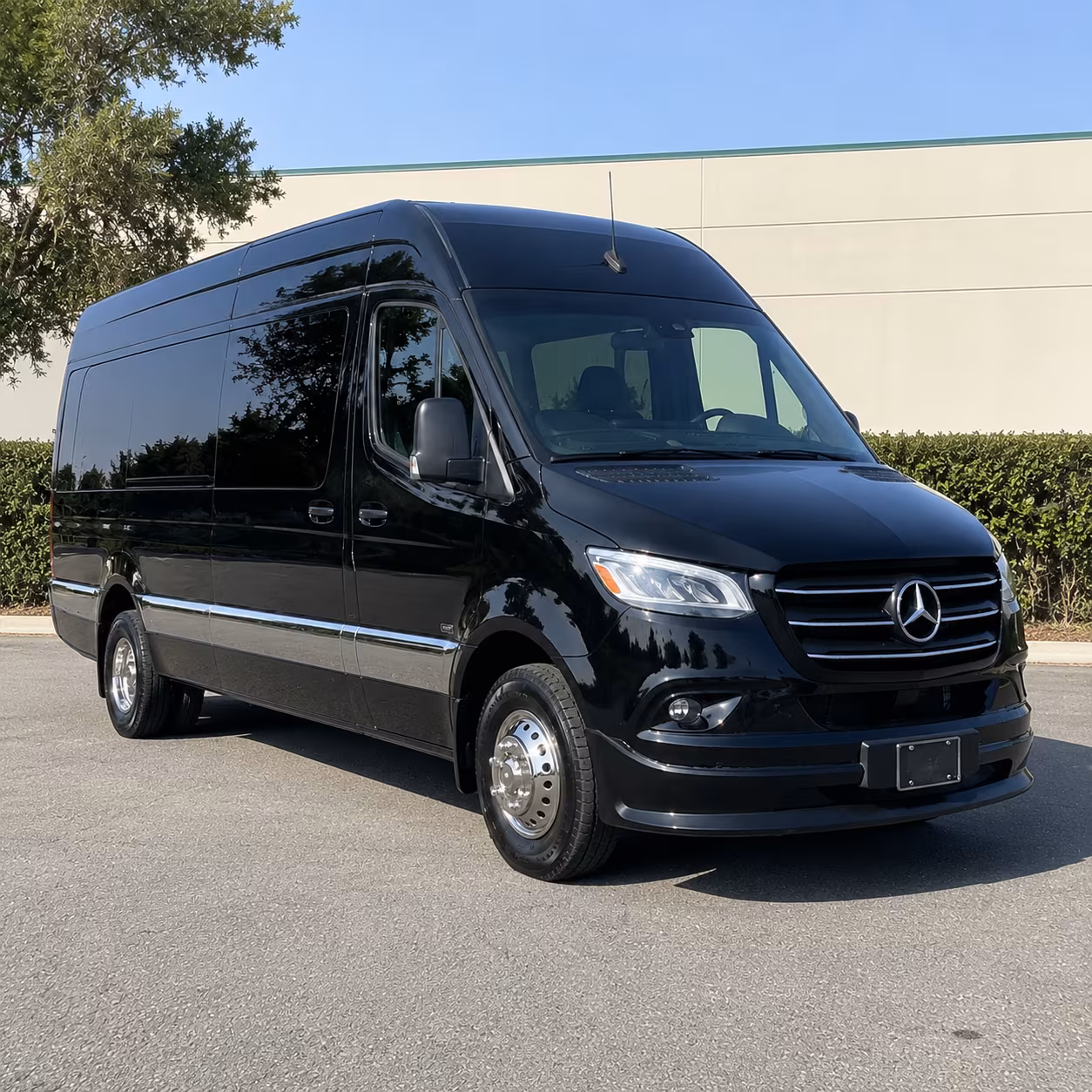 Chandler School Event Transportation party bus exterior