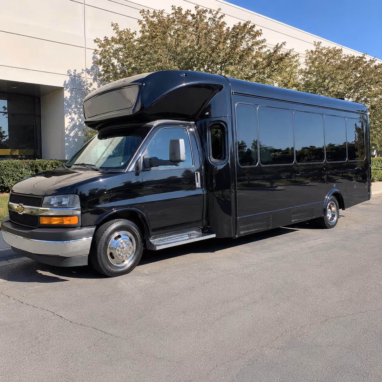 Chandler Sporting Event Transportation party bus exterior