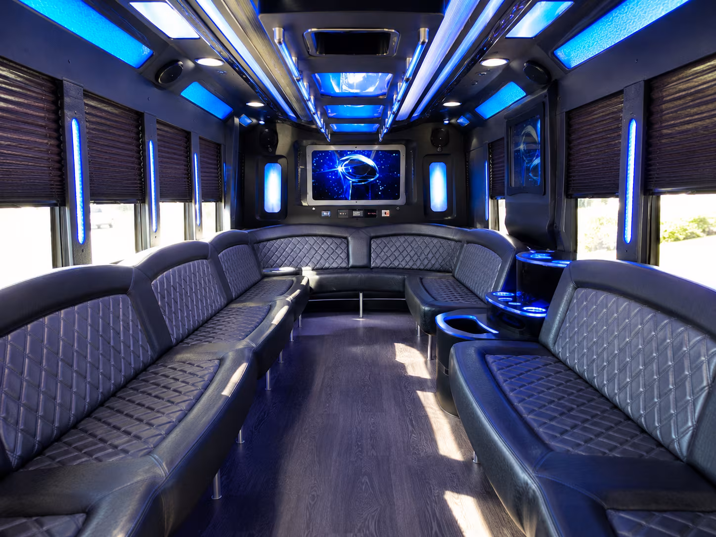 Chandler Wedding Transportation party bus exterior