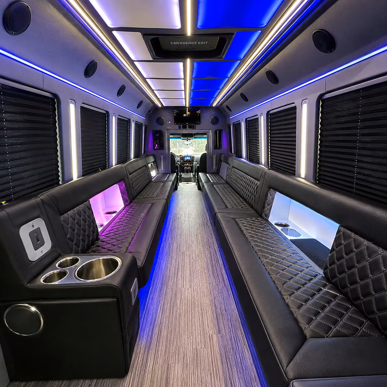 Chandler Winery Tour & Pub Crawl Transportation onboard seating