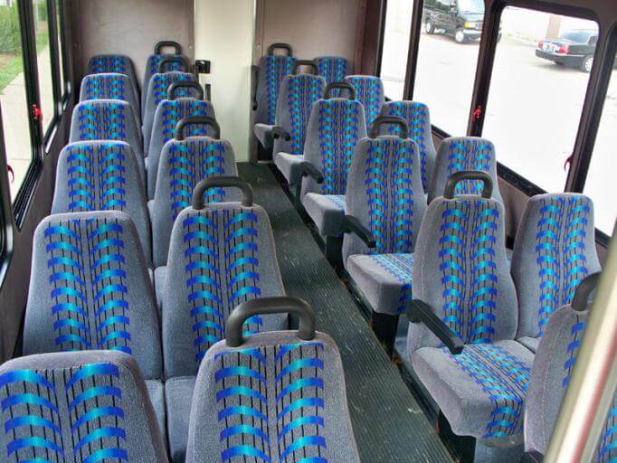 Tempe 25 Passenger Mini Bus Interior