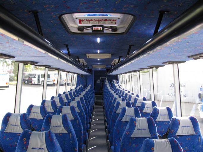 Tempe 56 Passenger Charter Bus Interior