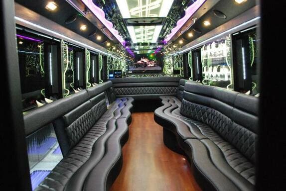 Buckeye 25 Passenger Limo bus Interior